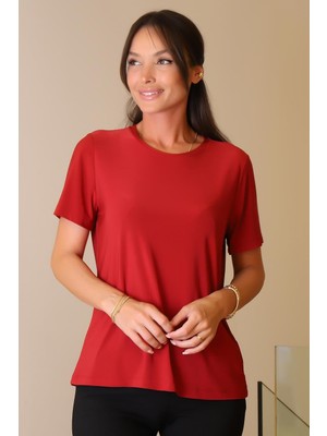 Nazen Giyim 10693-2K6 T.saraçoğlu Bluzkırmızı