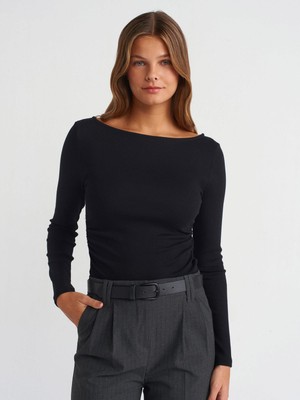 Nazen Giyim 31401-2K6 Dilvin Bluzsiyah