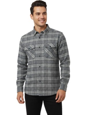 Wolente Erkek Kışlık Çift Cep Kapaklı Gömlek BGL-ST04931