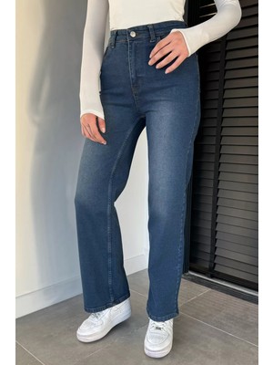 Gülseli Kadın Yüksek Bel Jean Kot Pantolon P-00019441