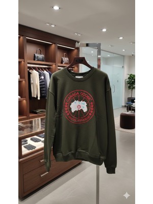 Canada Goose Unisex Haki Sweashirt