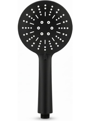 Yapı Kalite Elit Siyah Banyo Duş Başlığı El Duşu 3fonksiyonlu