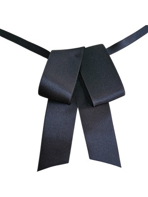 Pegu Siyah Saten,Kravat Yaka Çiçeği,Yaka Broş,Okul,Çanta,Şal,Gömlek Aksesuar