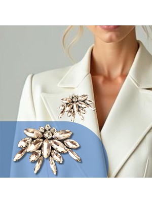 Pegu Arı Model Gümüş Renk Zirkon Taşlı El Yapımı ,Yaka Broş,Yaka Çiçeği,Okul,İş,Hediyelik