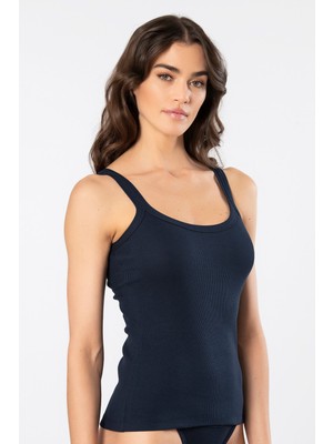 Türen Kadın Askılı Ribana Atlet 3406/LACIVERT