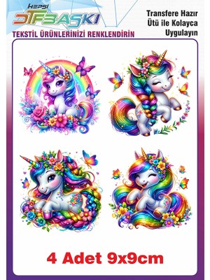 F17 Ajans Unicorn Ütü ile Yapışan Tekstil Baskısı