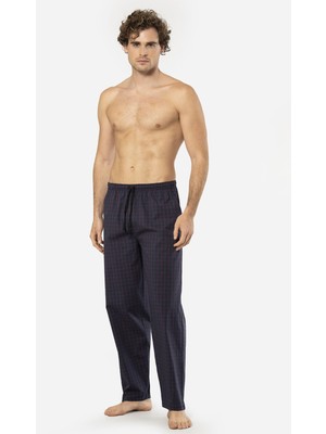 Cacharel Erkek Dokuma Pijama Tek Alt 2240/LACIVERT 3