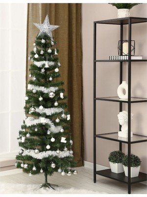 Empressco 180 cm Yeşil Yılbaşı Ağacı, 12'li Fiyonk Süs ve Hediye Seçeneğiyle Şık Dekor