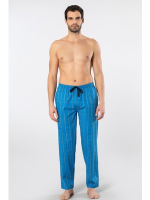 Cacharel Erkek Dokuma Pijama Tek Alt 2240/MAVI 3