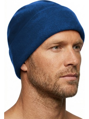 Cottonland Unisex Beanie Kalın Polar Fleece Katlamalı Bere