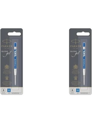 AyrStore 1950346 Jel Tükenmez Kalem Yedeği, Orta Kalınlıkta Uç, Mavi, Gri 2li Paket