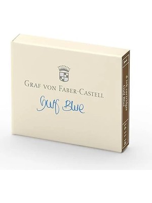 AyrStore Von Faber-Castell Dolma Kalem Kartuşu 6'lı Körfez Mavisi