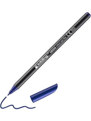 AyrStore 1200 Ince Uçlu Keçeli Kalem - Mavi - 1 Kalem - Yuvarlak Uçlu 1 mm