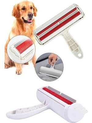 AyrStore Kedi Köpek Tüy Toplayıcı Hazneli 2 Yönlü Kazak Kıyafet Elbise Halı Yatak Kıl Toz Tüy