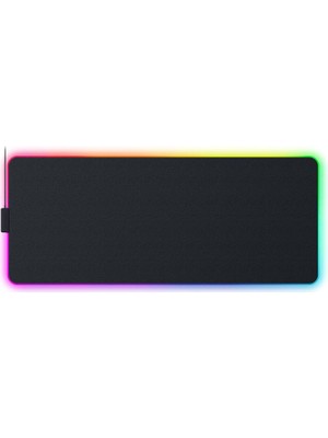 Storemax Strider Chroma - Chroma Rgb ile Hibrit Oyun Mouse Mat (Hibrit Yumuşak/sert Mat, 19 Chroma Rgb Aydınlatma Bölgesi, Kaymaz Taban, Dikişsiz Kenarlar) Siyah