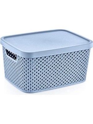 Storemax Life Serisi Kutu Seti (3x7 Litre) – Desenli Kapaklı, Şık ve Düzenli Saklama Için Tasarlandı