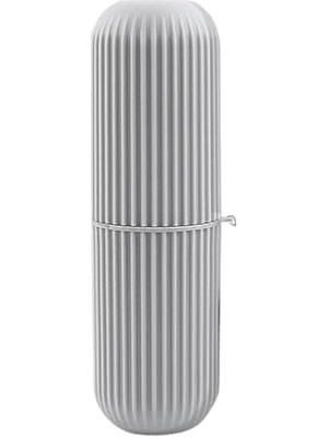 Storemax Taşınabilir Seyahat Diş Fırçası Kutusu – Şık Bej, Kompakt ve Hijyenik Diş Fırçası & Macun Saklama Kabı | Seyahat, Ofis ve Günlük Kullanım Için