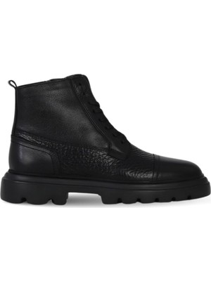 Bueno Shoes Siyah Jumbo Deri Erkek Bot 43MB25618 43MB25618