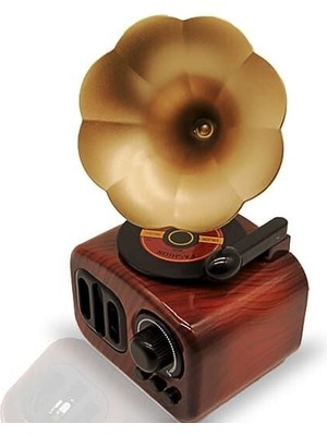 Otantik Çarşı Retro Gramofon Müzik Kutusu