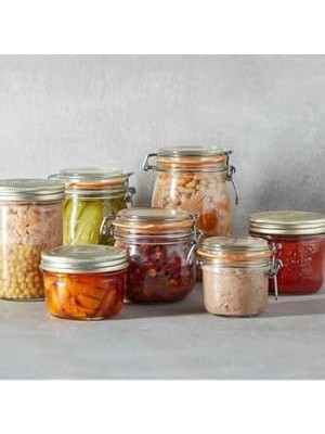Storemax Le Parfait Super Terrines Klipsli/contalı Cam Kavanoz 200 ml