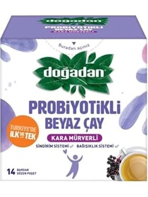 Storemax Doğadan Probiyotikli Beyaz Çay Kara Mürverli