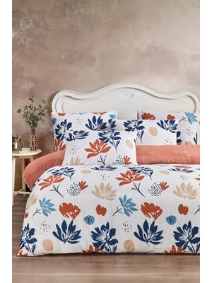 Storemax Laliva Esintisi Çarşafı Lastikli Çift Kişilik Nevresim Takımı