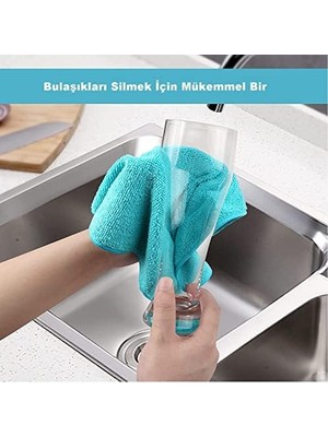 Storemax Mikrofiber Temizlik Bezi 8'li Çok Amaçlı Iz Bırakmaz Ilbays Temizlik Bez - Renkli Oto Kurulama Bezleri - Mutfak Bezi - Leke Bırakmaz Bulaşık Kurulama Bezi