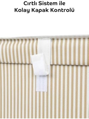 Storemax Kapaklı Çok Amaçlı Kutu Hurç, Organizer, Altı Saklama ve Düzenleme, Boy, 50X40X19