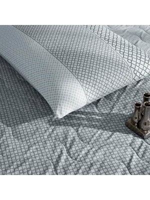 Storemax Crosby  Standart Pamuk Nevresim Takımı, Gri, Tek Kişilik
