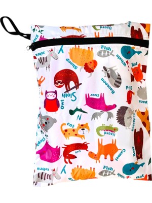 Storemax Su Geçirmez, Islak Mayo, Kıyafet Vs Taşıma Torbası, Çok Amaçlı Bebek Bakım Çanta/organizer, Beyaz, 30X37CM