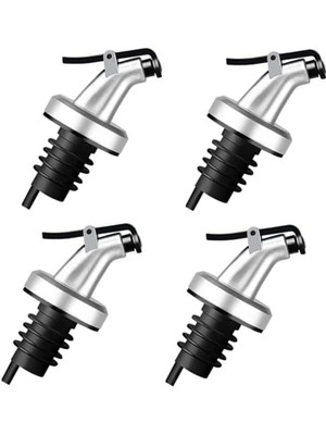 Storemax 4 Adet Yağdanlık Tıpası Damlatmaz Şişe Ucu Dökme Ağızlığı Yağlık Sirkelik Sızdırmaz Kapaklı Tapa