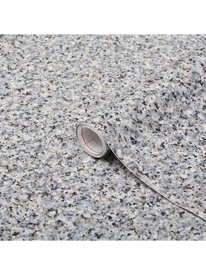 Storemax Peel And Stick Temas Kağıdı Gri Granit Taş Görünümlü Kendinden Yapışkanlı Film Su Geçirmez ve Duvar Kağıdı Mutfak, Tezgah, Dolaplar Için Dekoratif 45 cm x 199 cm