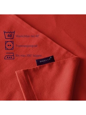 Storemax Düz Pamuk Nevresim Setleri, Kırmızı, Tek Kişilik