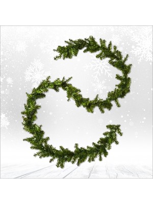 Empressco Renkli Yılbaşı Garland 157 Dal, Şık ve Neşeli Dekorasyon Aksesuarı