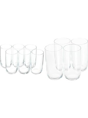 Storemax Su Bardağı, 6'lı, 280 cc + Meşrubat Bardağı, 6'lı, 365 cc + 4'lü, 540 cc