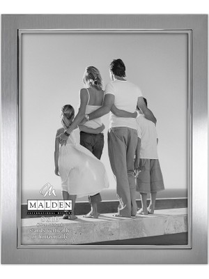 Storemax International Uptown Mat Gümüş, Gümüş Moda Metal Çerçeve, 8X10, Gümüş