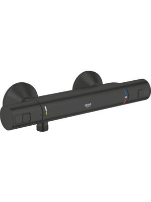 Storemax Precision Start Termostatik Duş Bataryası | Su Tasarruflu | Mat Siyah | 345942430