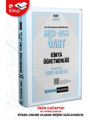 2026 Meb-Ags Öabt Kimya Öğretmenliği Tamamı Çözümlü E-Soru Bankas