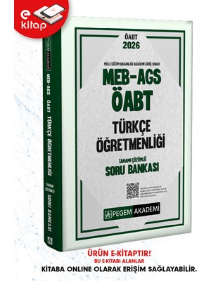 2026 Meb-Ags Öabt Türkçe Öğretmenliği Tamamı Çözümlü E-Soru Banka