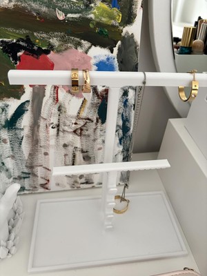 Storemax Çok Katlı Takı & Saat Standı – Kolyelik, Küpelik, Bilekliklik ve Saat Organizeri (Siyah)