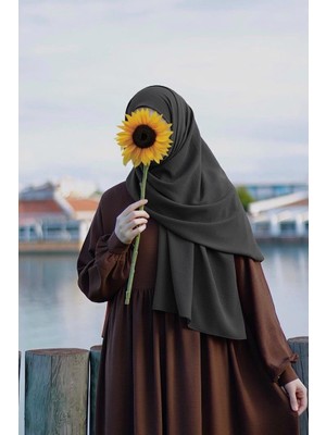 Ande Tesettür Aerobin Şal - Antrasit