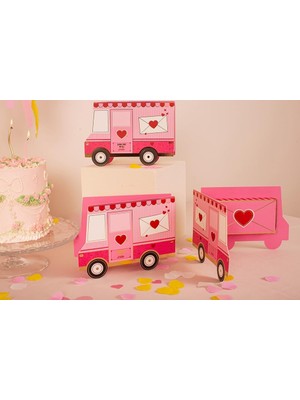 Storemax Truck Tasarımlı Karton Hediye Kutusu - Sevgililer Günü, Doğum Günü, Çocuk Partileri Için Dekoratif, Katlanabilir Ambalaj Kutu, Özel Tasarım (2ADET)