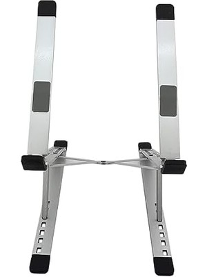Storemax Kaliteli Tok Alüminyum Dizüstü Bilgisayar Notebook Standı Yüksekliği Ayarlanabilir 30CM Maksimum Yükseklik Stand Taşınabilir Yükseltici MacBook Uyumlu Tüm Dizüstü Bilgisayar 10-16 Inç N8