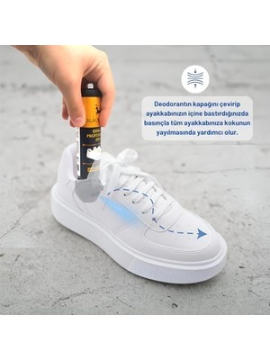 Storemax Black Deer Ayakkabı Deodorantı Koku Giderici Önleyici Sprey Ayak ve Ayakkabı Deodorantı 100ML