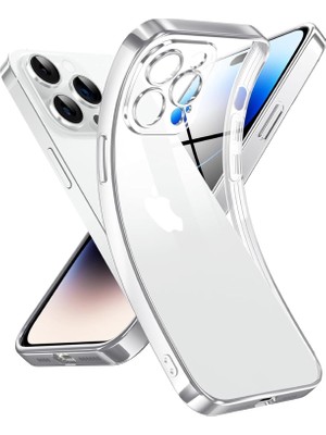 Storemax 14 Pro Max Kamera Korumalı Şeffaf Silikon Kılıf