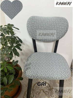 Kanway ( 1 Adet )Hasir Desen Buhem Sandalyeörtüsü , Kılıfı