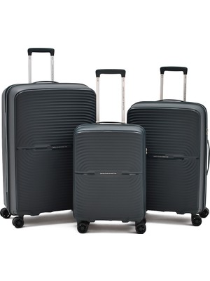 United Colors Of Benetton Kırılmaz 3'lü Valiz Seti – Ultra Hafif, Tsa Kilit, Darbeye Dayanıklı