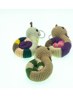 Storemax Renovon, Amigurumi Salyangoz Anahtarlık,birinci Sınıf Pamuk Ipten Tığ El Işçiliği ile Yapılmış,sevimli,sağlıklı, Peluş,elyaf Dolgu,yaratıcı,şık,sağlıklı Sevimli Figürler Çanta ve Vb Için Süs