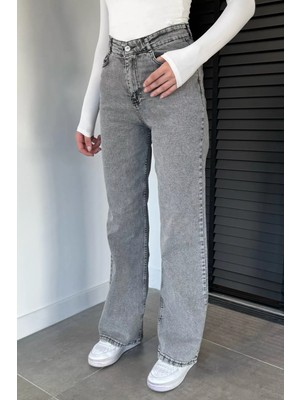 Gülseli Kadın Yüksek Bel Jean Kot Pantolon P-00019441