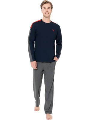 Us Polo Erkek Uzun Kol Pijama Takım 18957